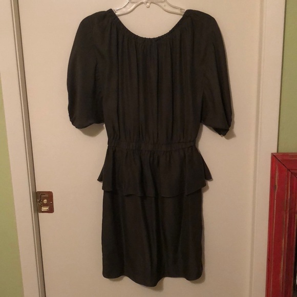 Olive green Rebecca Taylor dress - Picture 2 of 3